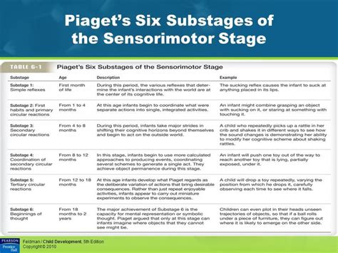 A photo that goes even more in depth on some substages in Piaget's first stage of… | Child ...