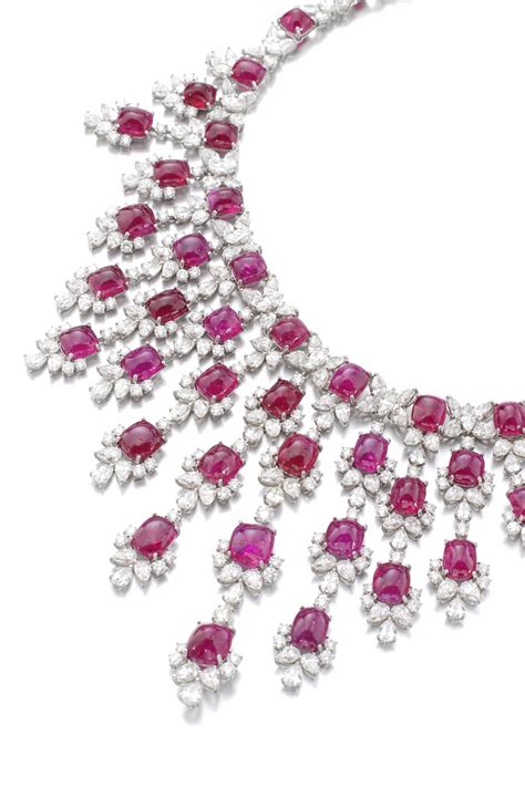 HARRY WINSTON | RUBY AND DIAMOND NECKLACE | Magnificent Jewels and ...