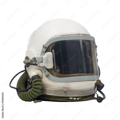 pilot military helmet Stock Photo | Adobe Stock