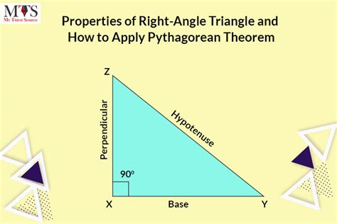 Properties of Right-Angle Triangle and How to Apply Pythagorean Theorem