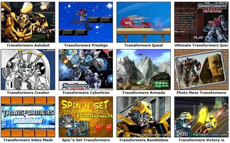 Play Transformers Games online at HeroesArcade.com | Online games, Transformers, Transformers ...