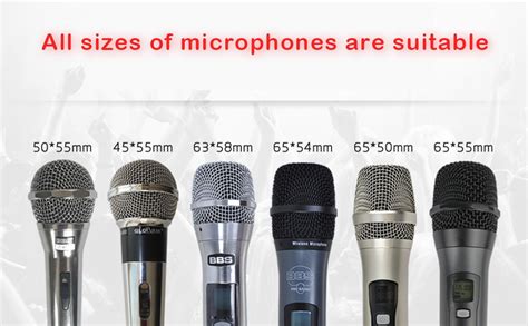 Amazon.com: CDBOVID Microphone Covers Foam - Black Sponge Foam ...