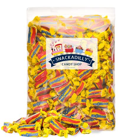 Bit O Honey (3 pound bulk bag) Freshly Packed By Snackadilly, Retro Candy.