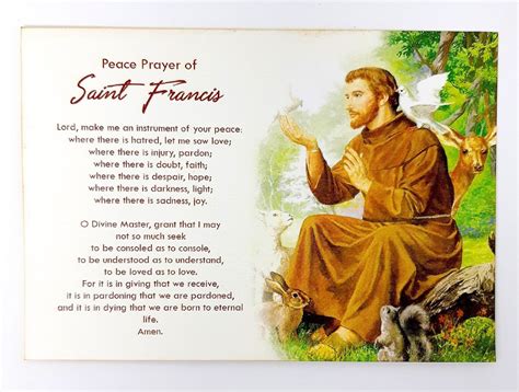 Prachtige St. Franciscus van Assisi gebed kaarten Sint - Etsy Nederland