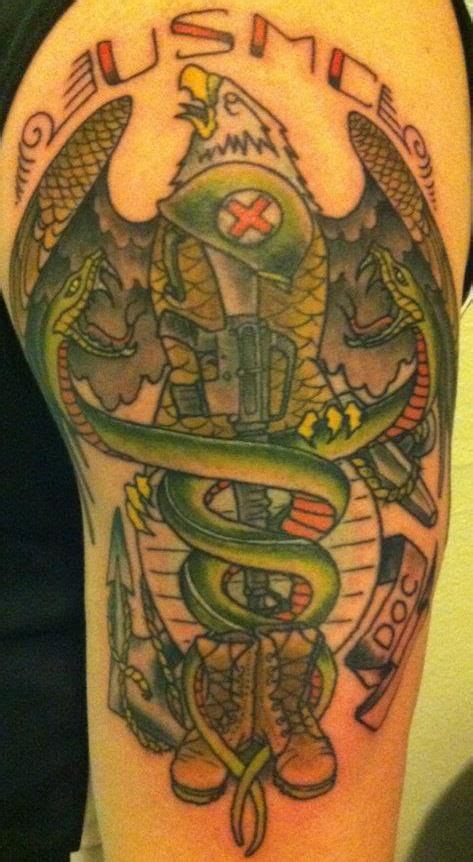 bootsnakeeaga.jpg 473×862 pixels | Tattoos, Navy corpsman, Corpse