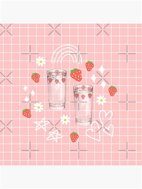 "Nana anime strawberry glasses" Poster for Sale by little-axii | Redbubble