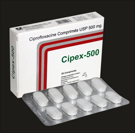 Cipex-500 (Ciprofloxacin 500mg) Tablets, Ciplox Ciprofloxacin Tablets 500mg, सिप्रोफ्लोक्सासिन ...