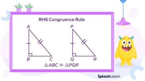 RHS Congruence Rule - Statement, Proof, Examples, Facts