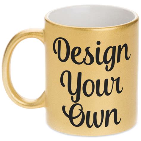 Design Your Own Gold Mug (Personalized) - YouCustomizeIt