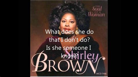 Shirley Brown Who is Betty?+Lyrics - YouTube