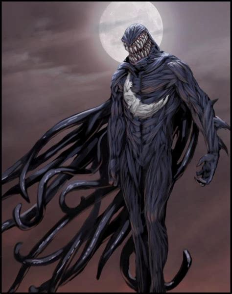 Unused Symbiote Moon Knight Concept art For Web of Shadows 2 : Marvel