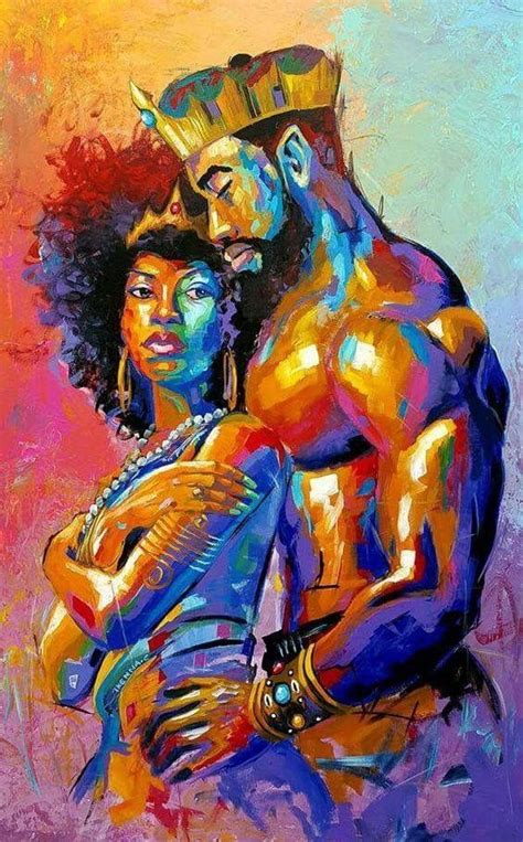 Black love art, Love wall art, Painting