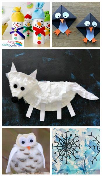 16 Easy Winter Crafts for Kids - Arty Crafty Kids