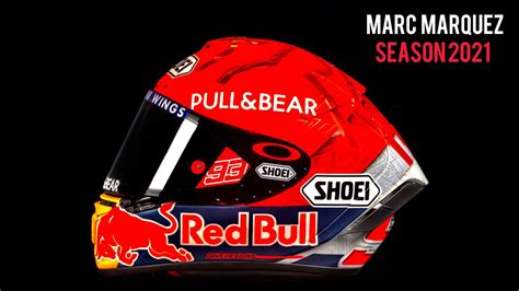 Marc Marquez - Official Helmet 2021 Season MotoGP - YouTube