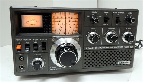 LAFAYETTE MODEL BCR-101 SSB/AM/CW SHORTWAVE & HAM RECEIVER | Amateur radio, Radio, Ham radio