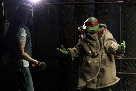 Teenage Mutant Ninja Turtles 1990 Movie - Casey Jones and Trench Coat Raphael 2-Pack Photos ...