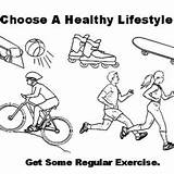 Physical Exercise Coloring Pages  Kids Play Color sketch template