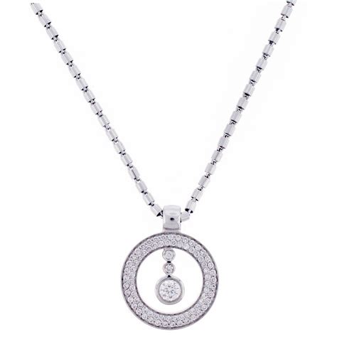 Roberto Coin Cento Diamond Gold Pendant Necklace at 1stDibs | roberto coin cento diamond ...