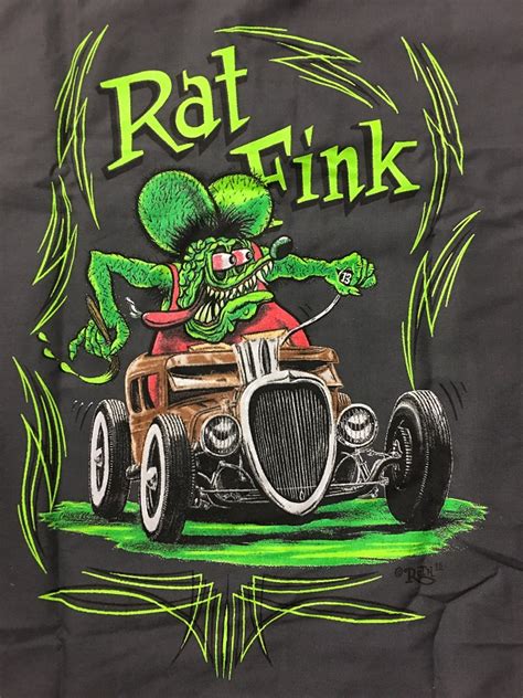 2015 Hot Rod Embroidered Jacket - Ed Roth's Rat Fink