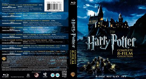 Harry Potter Complete 8-Film Collection - Movie Blu-Ray Custom Covers - Harry Potter Complete 8 ...