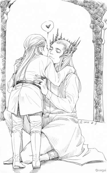 Thranduil and little Legolas - Komitet Obrony Thranduila Fan Art (36442564) - Fanpop