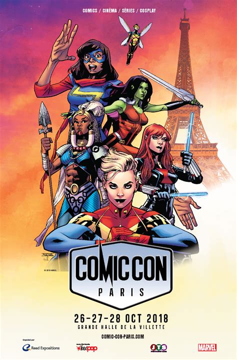 Comic Con Paris 2018 : une affiche 100% Girl Power par Mahmud Asrar