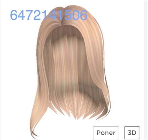 blonde hair | Black hair roblox, Cute blonde hair, Roblox codes