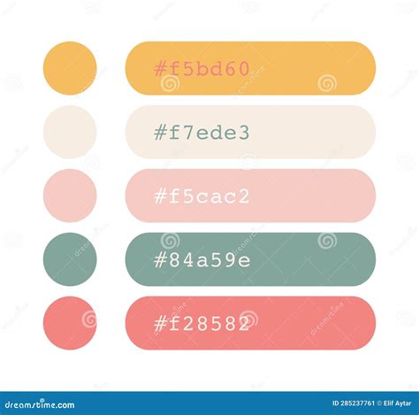 Pink, Blue, Yellow Color Palette, Pastel Colors Catalog, Color Matching ...