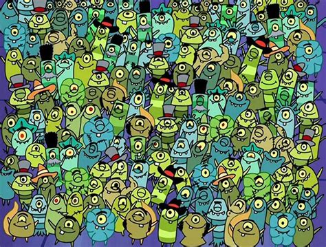 Plankton’s many cousins lol : r/spongebob