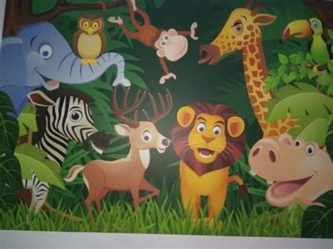 Cartoon Non-Woven Kids Room Wallpaper, For Home at Rs 90/sq ft in Bengaluru