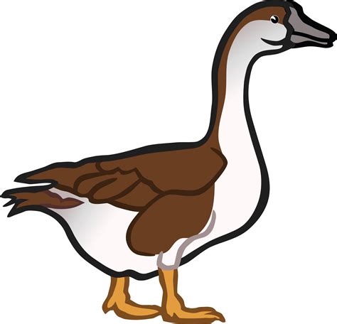 Free Clipart Of A Goose