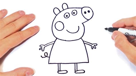 How to draw a Peppa Pig Step by Step Peppa Pig Drawing Lesson