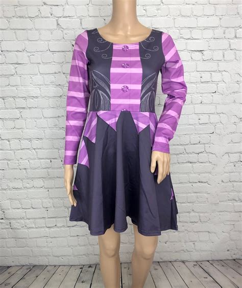 Oxana Hauntley Vampirina Inspired Long Sleeve Skater Dress - Etsy