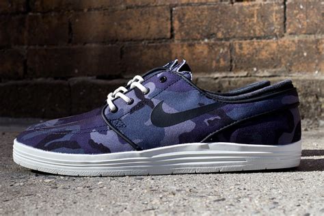 Nike SB Lunar Stefan Janoski Dark Blue Camo - Sneaker Bar Detroit