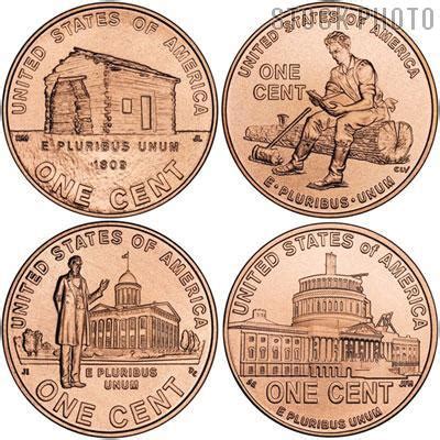 2009 Lincoln Bicentennial Penny Complete Set of BU Lincoln Cent Rolls Denver (D) in All 4 ...