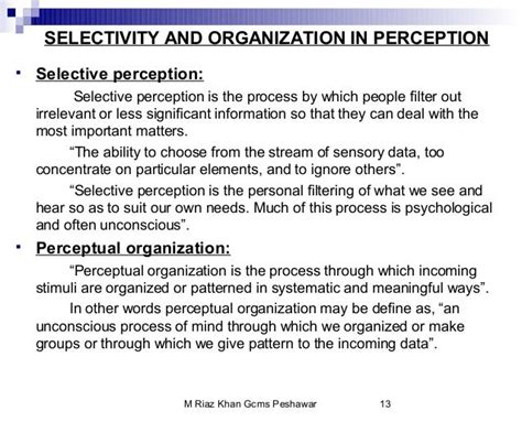 Communication and perception