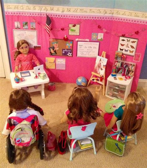 American Girl Doll Play: Reader Spotlight - Shelia Badillo's School Set-Up