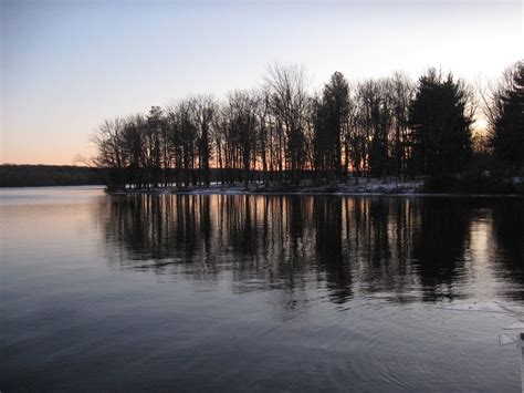 Sunset Reflection | Lake Nockamixon State Park, PA | Jean Gazis | Flickr