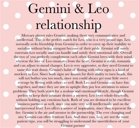 ♥️♥️♥️♥️♥️ | Gemini and leo, Gemini zodiac quotes, Gemini leo compatibility