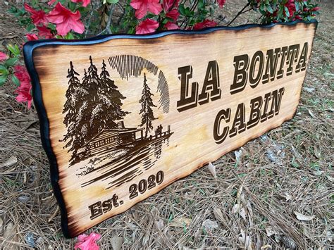 Family Sign Rustic Personalized Wood Engraved Home | Etsy