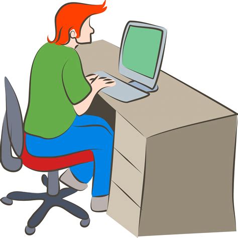 Computer Guy Free Stock Photo - Public Domain Pictures