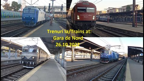 Trenuri gara de nord/Trains at Gara de Nord/26.10.2022 - YouTube