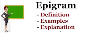 Epigram | Epigram Meaning, Definition, Illustration - Menonimus