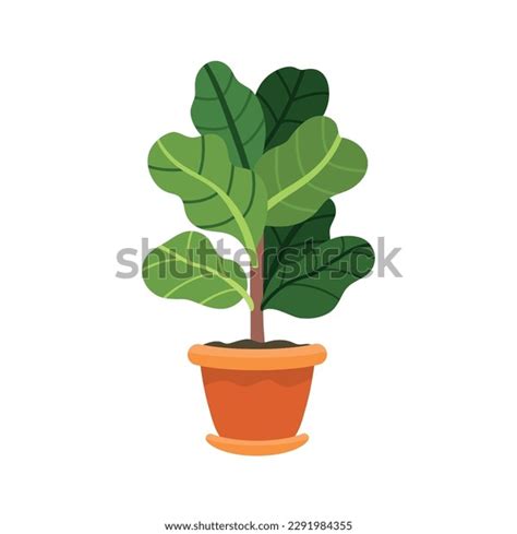 Plant Pot Vector Illustration Cartoon Flat Stock Vector (Royalty Free) 2291984355 | Shutterstock