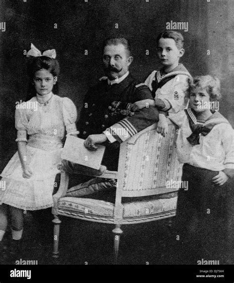 Archduke Franz Ferdinand & children, circa 1912 Stock Photo: 62852681 - Alamy