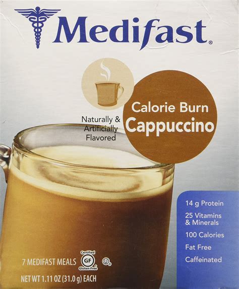 Medifast Essential Calorie Burn Cappuccino (1 Box/7 Meals) - Buy Online ...