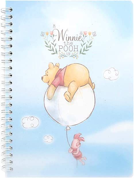 Disney Character PP Cover Spiral Ruled Subject Notebook : Winnie the Pooh in 2024 | Disney ...