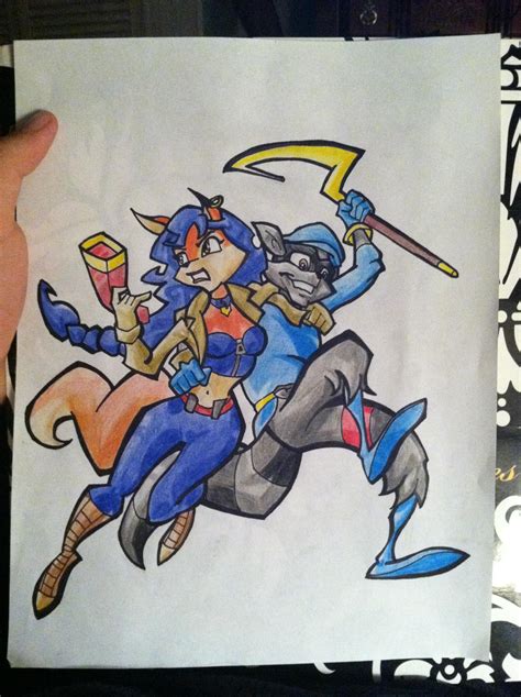 Sly Cooper Fan Art I did 9 years ago as a freshman in High School. Link ...