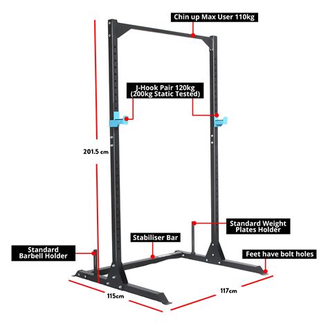 Force USA Home Half Rack, Squat Stand and Chin Up Combo | Gym and Fitness