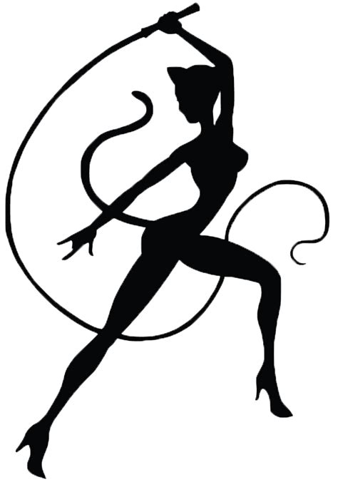 Catwoman Batman Batgirl Silhouette DC Comics - catwoman png download - 682*973 - Free ...